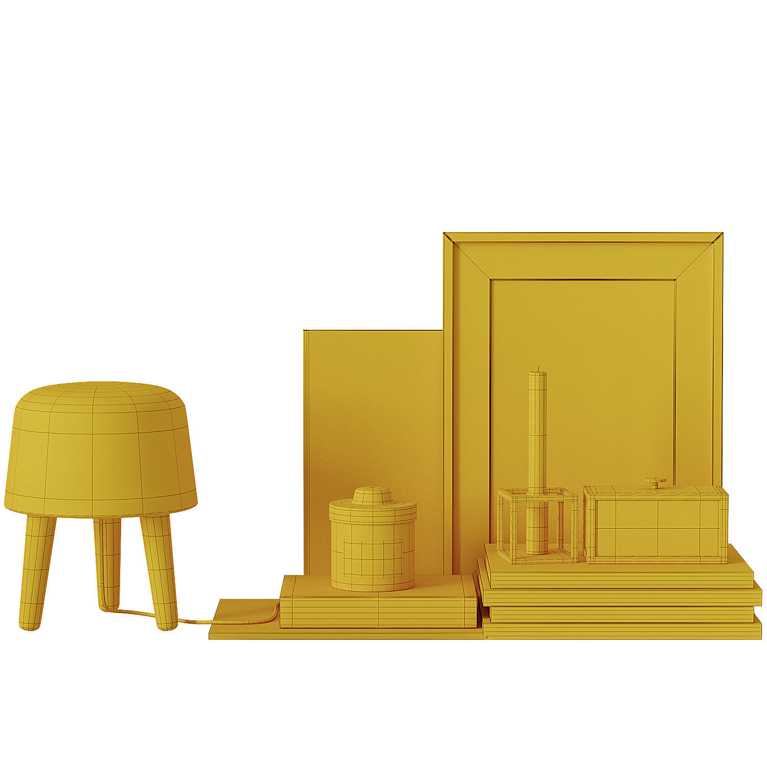 Decorative set 10 3D model_14