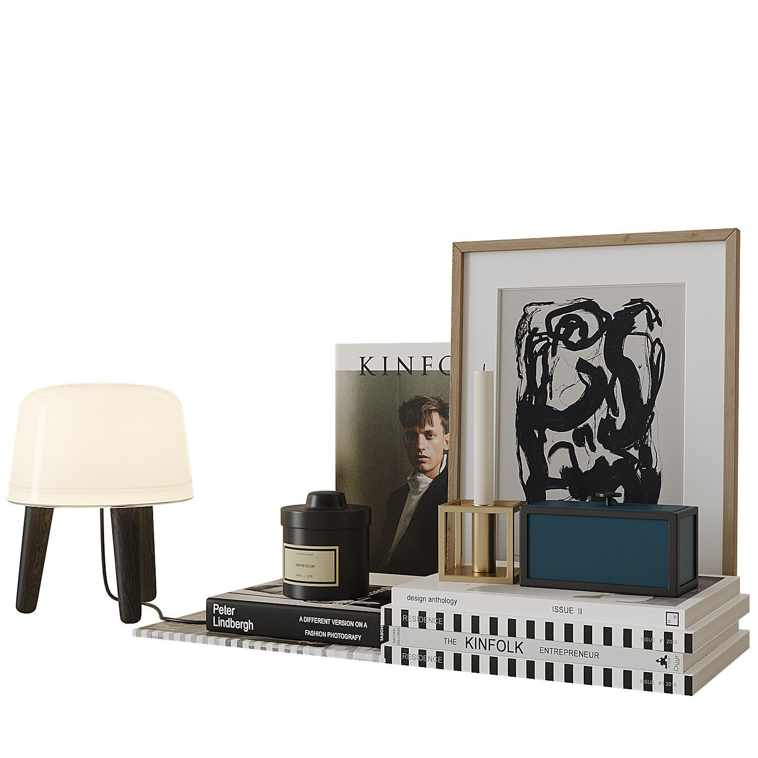 Decorative set 10 3D model_7