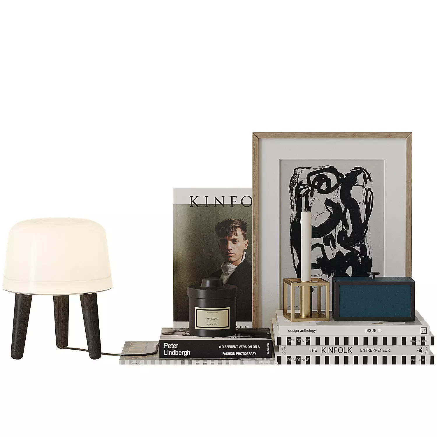 Decorative set 10 3D model_0