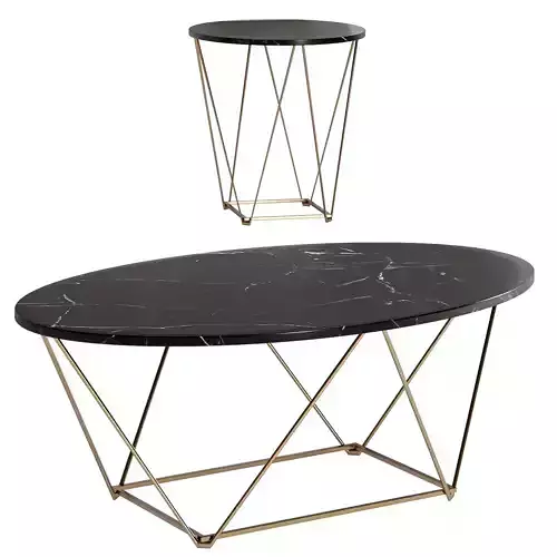Melanie 2 Piece Coffee Table Set