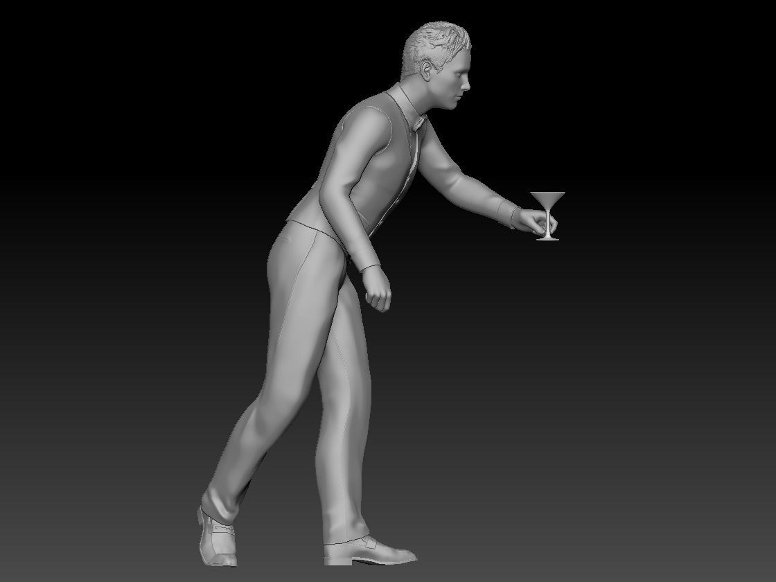 BAR TENDER BOY 4 3D print model_3