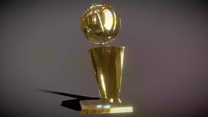 NBA Championship Trophy Low-poly 3D model