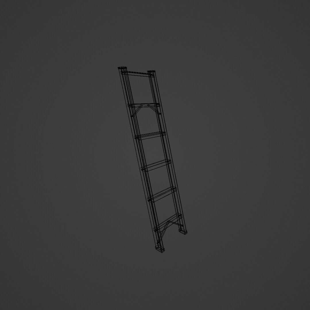 Ladder 3D models low poly 3D model_14