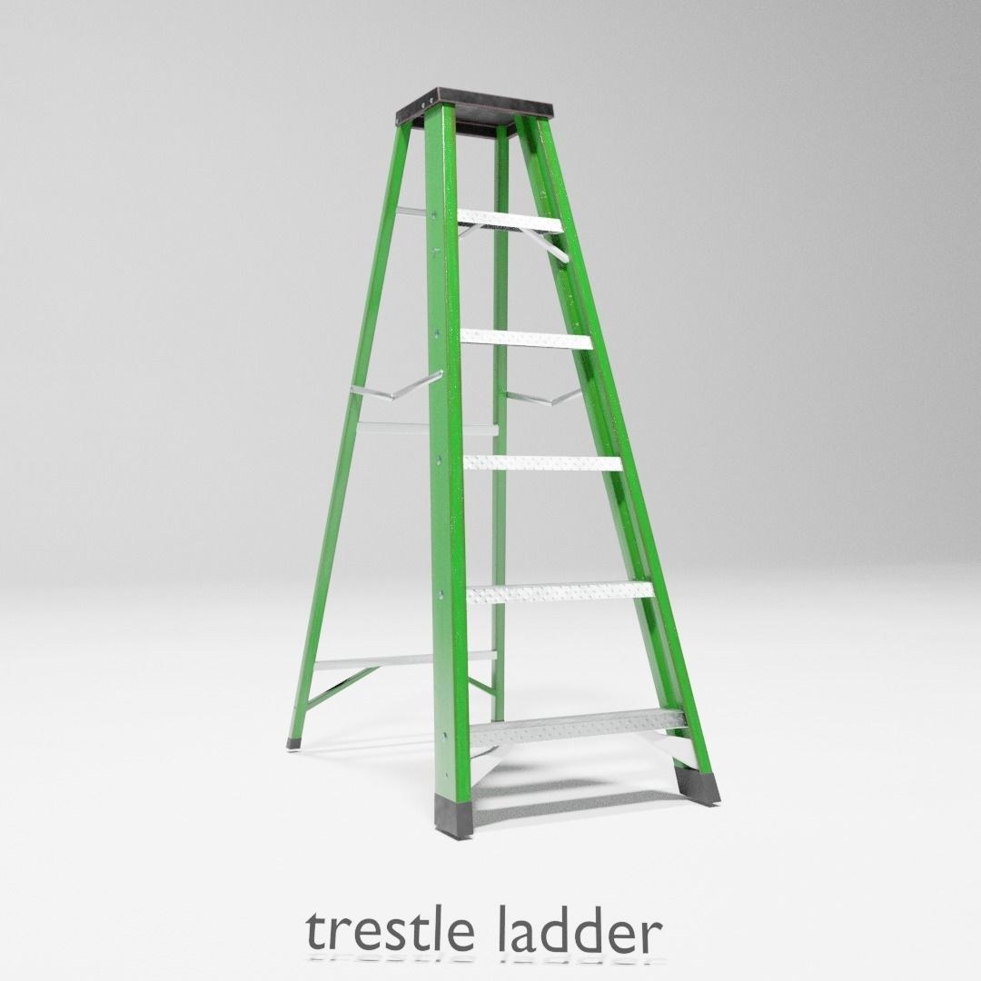 Ladder 3D models low poly 3D model_15