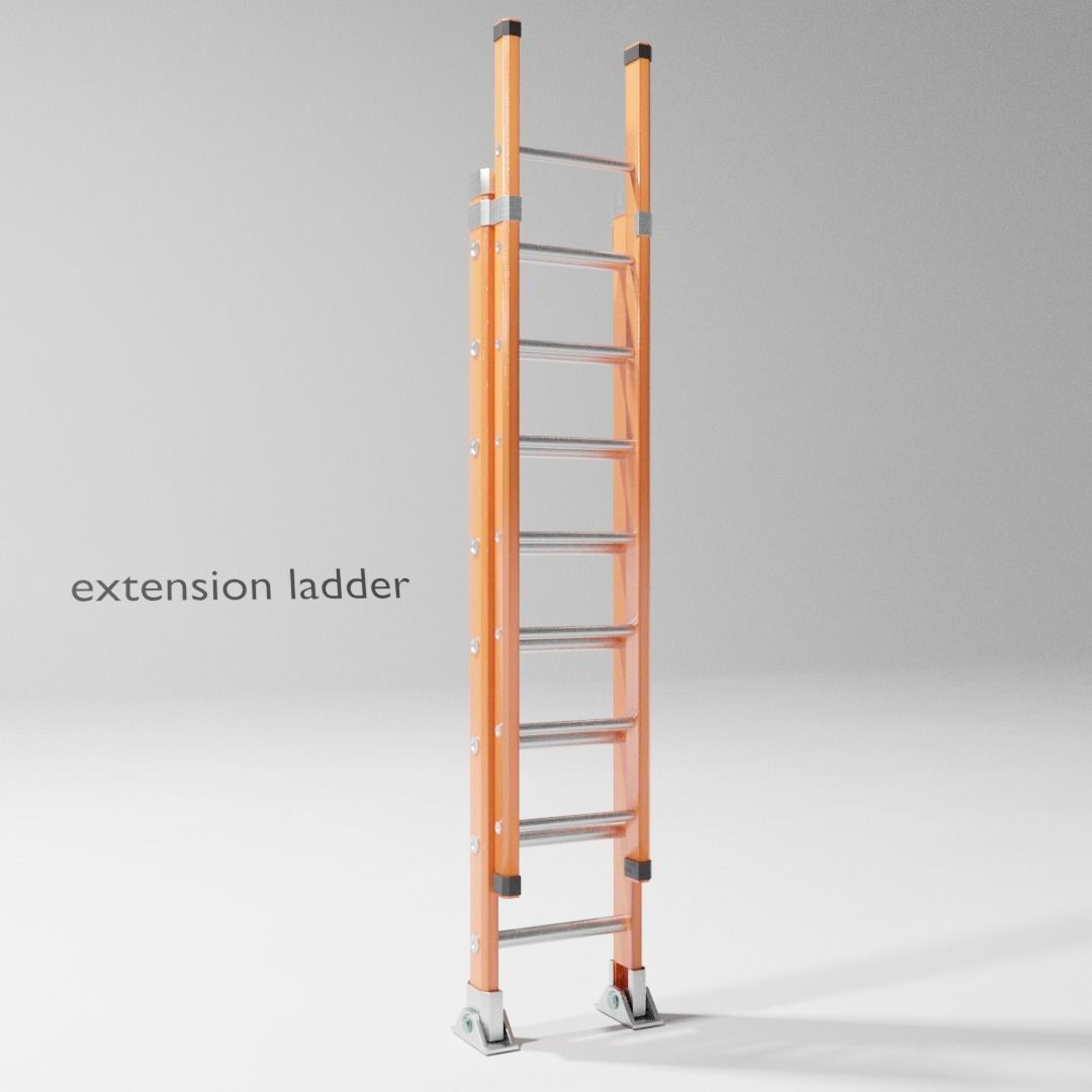 Ladder 3D models low poly 3D model_7