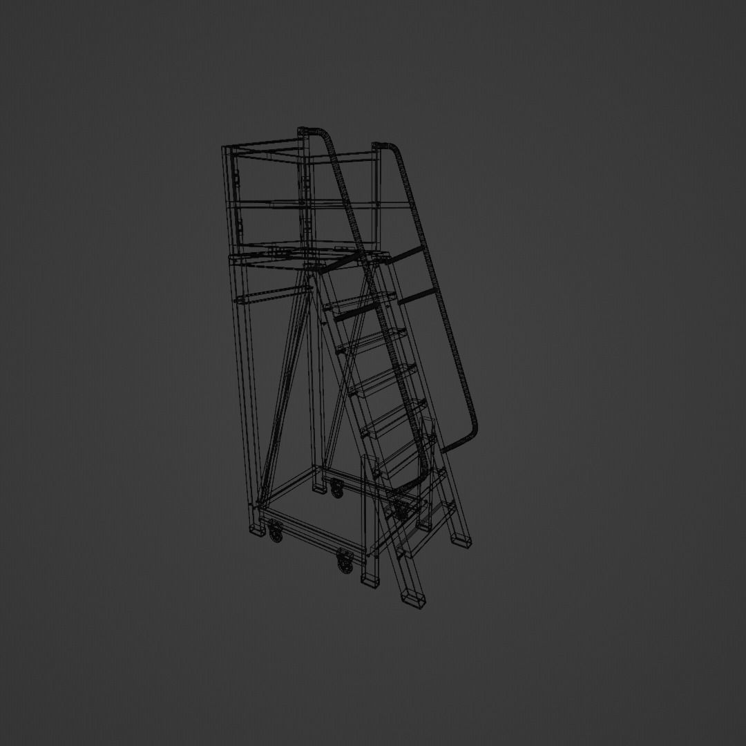 Ladder 3D models low poly 3D model_10