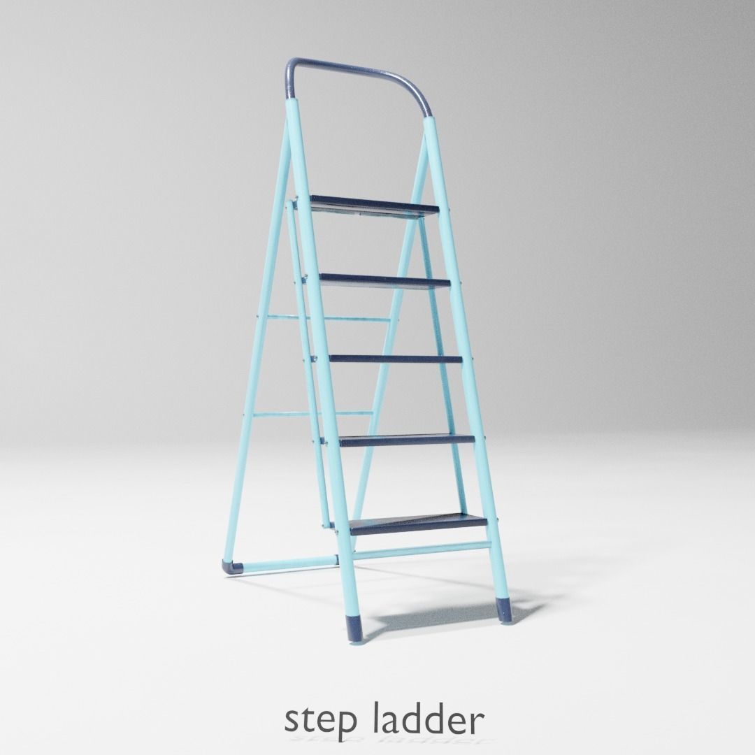 Ladder 3D models low poly 3D model_11