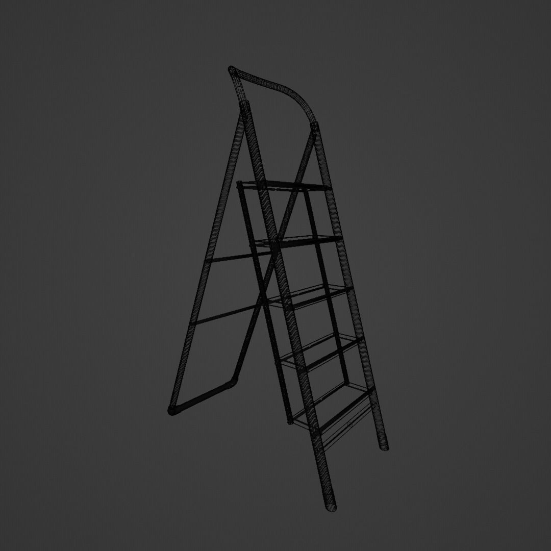 Ladder 3D models low poly 3D model_12