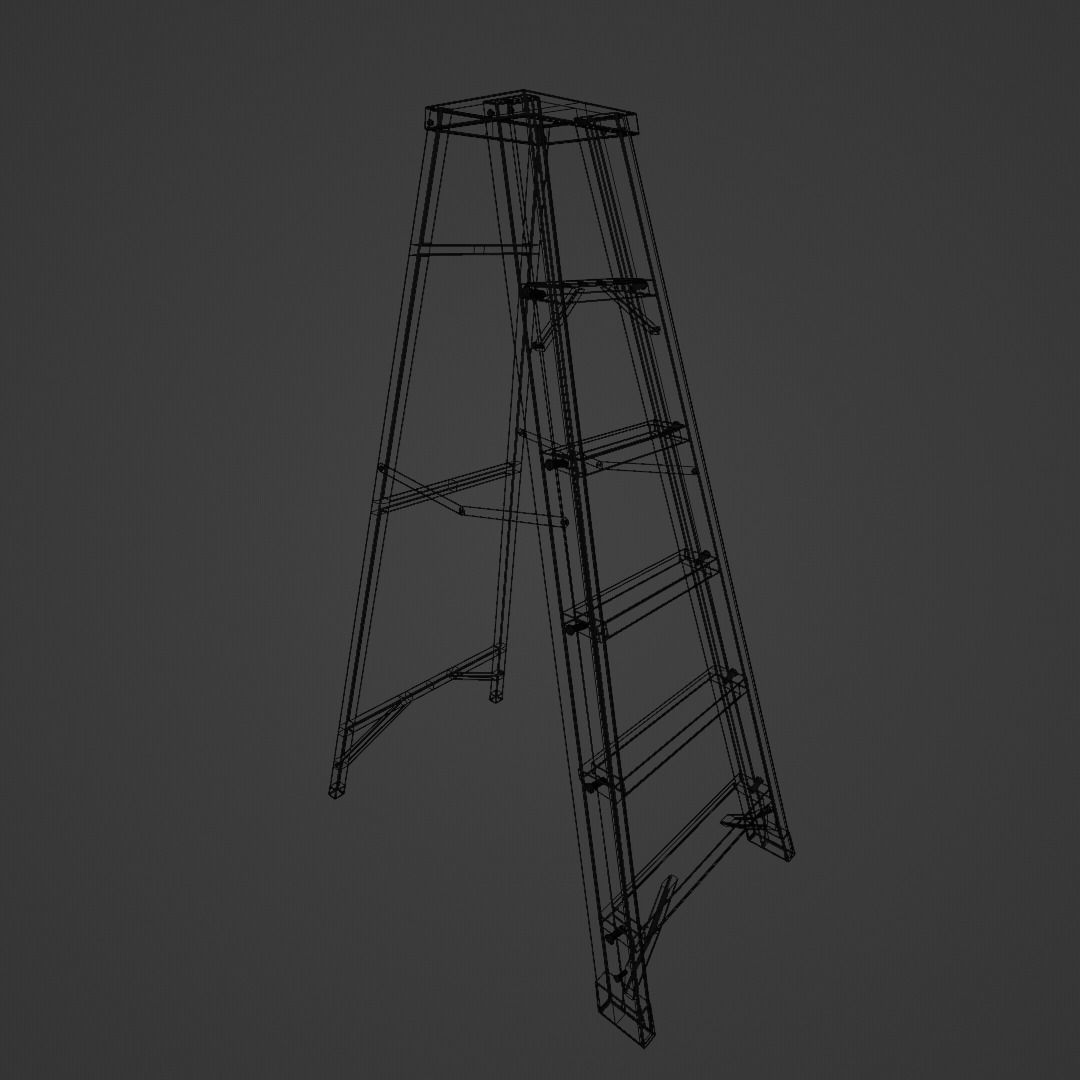 Ladder 3D models low poly 3D model_16