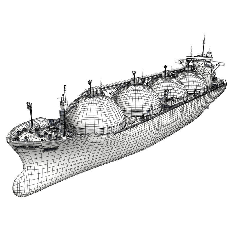 LNG Tanker 3D model_2
