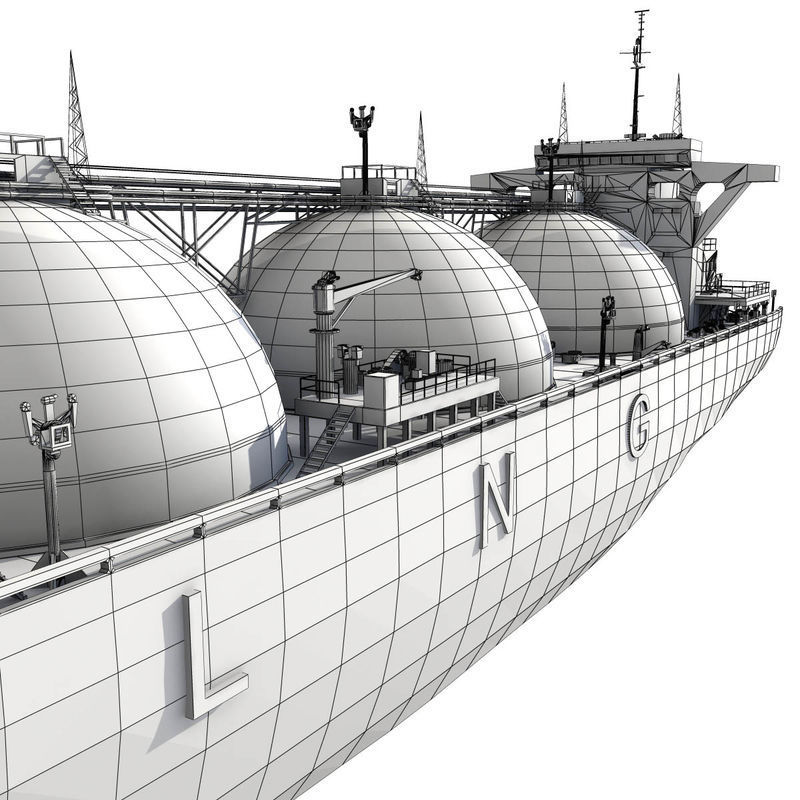 LNG Tanker 3D model_11