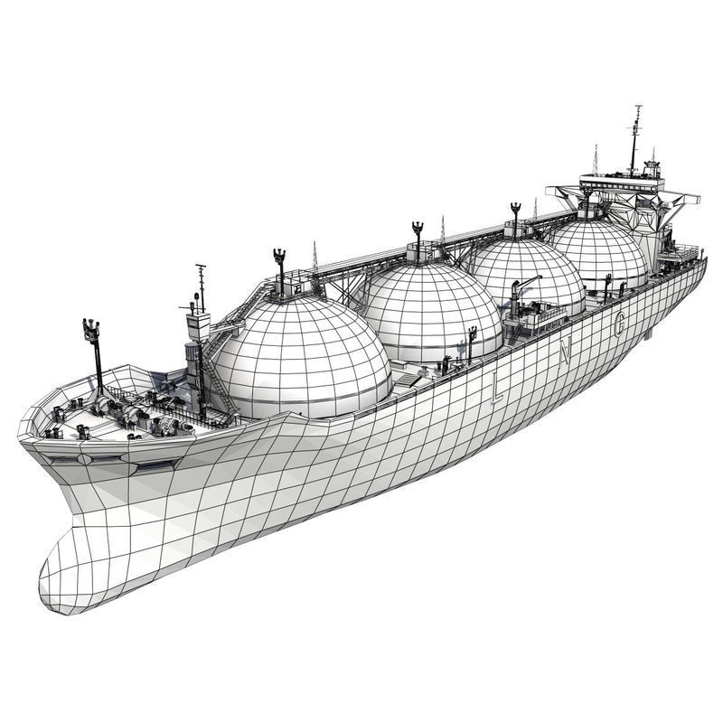 LNG Tanker 3D model_1