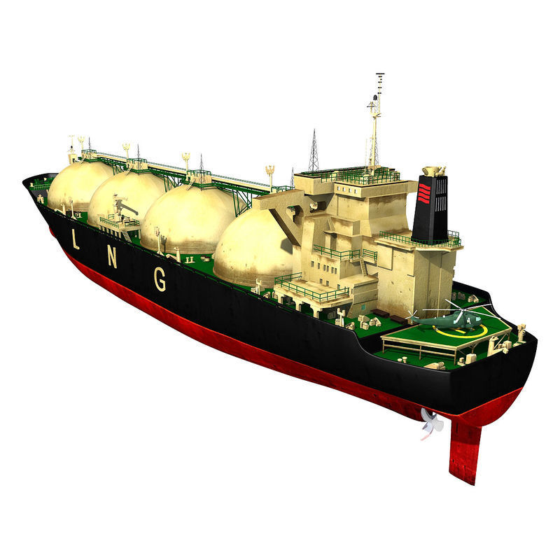 LNG Tanker 3D model_4