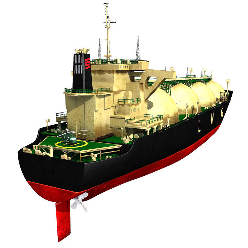 LNG Tanker 3D model_5