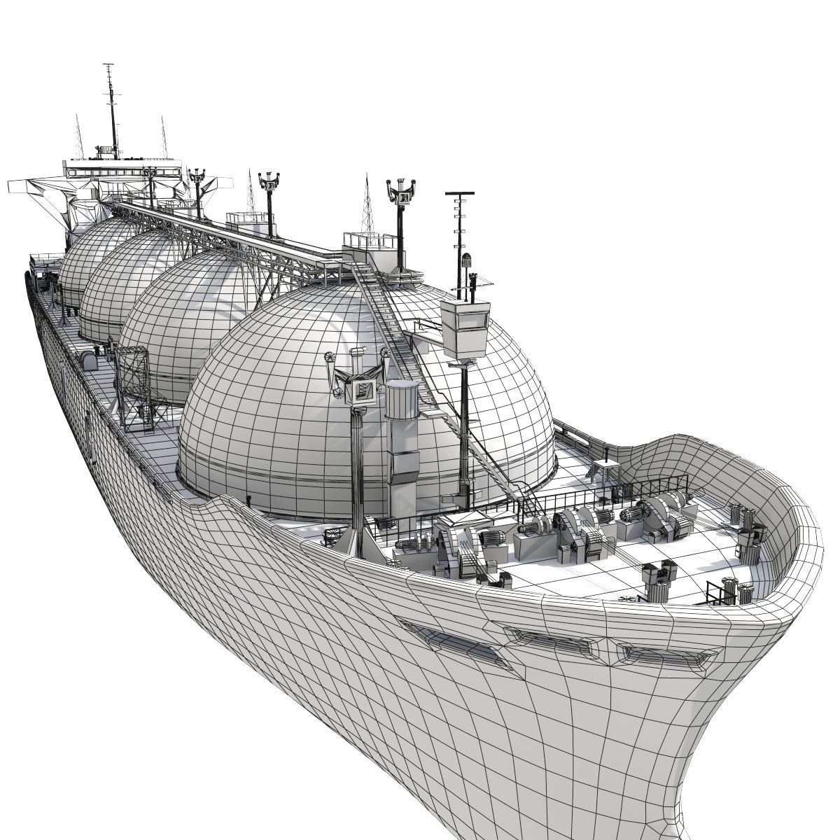LNG Tanker 3D model_9