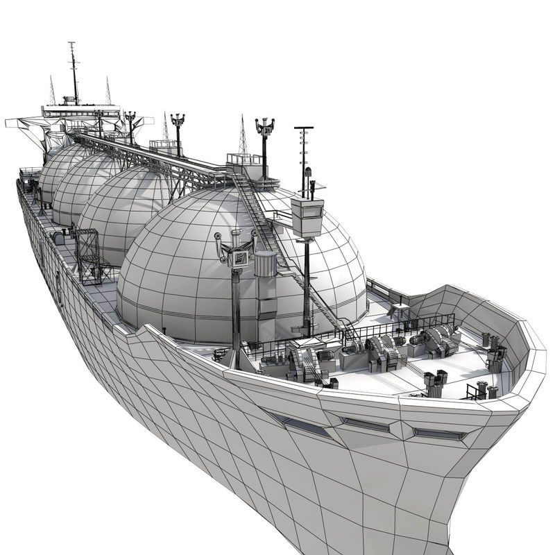 LNG Tanker 3D model_8