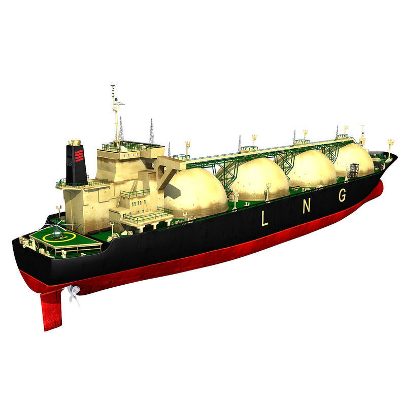 LNG Tanker 3D model_6