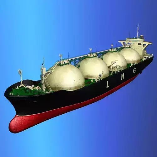 LNG Tanker 3D model LNG Tanker 3D model