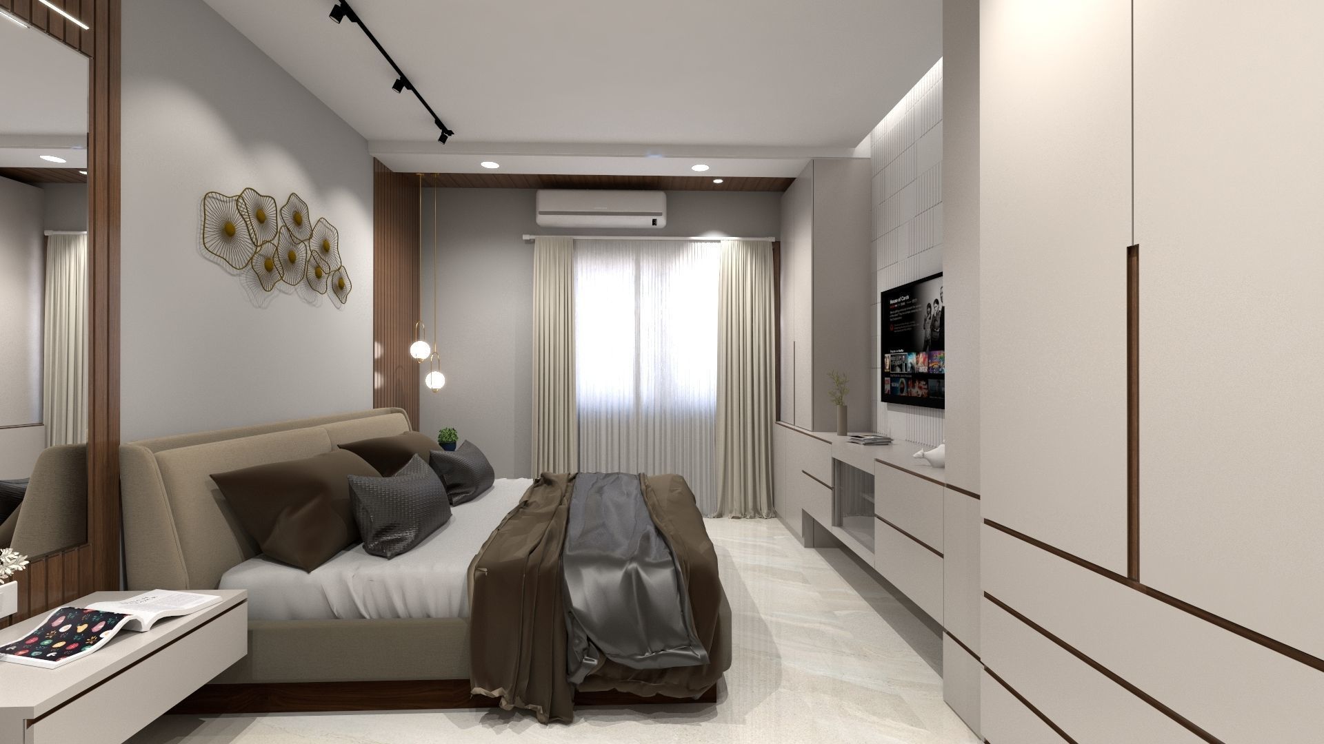 Master Bedroom 3D model_3