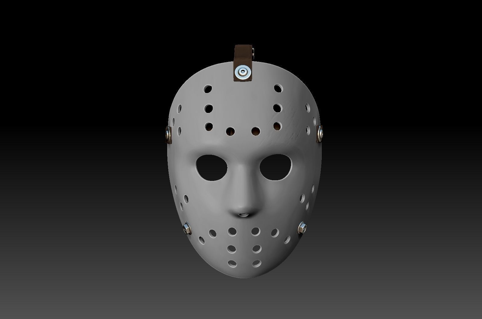 Hockey Mask by Jason Voorhees 3D model_8