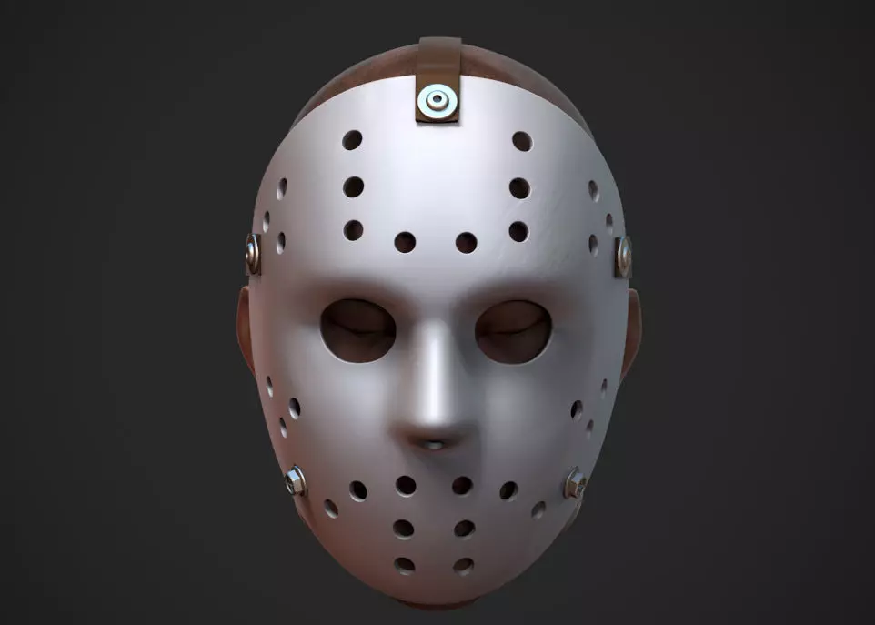 Hockey Mask by Jason Voorhees 3D model_0