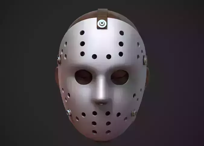 Hockey Mask by Jason Voorhees 3D model