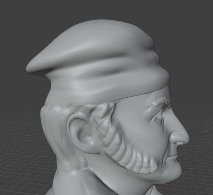 Carl Friedrich Gauss 3D print model_6