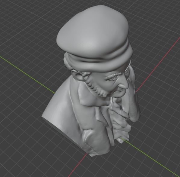Carl Friedrich Gauss 3D print model_17