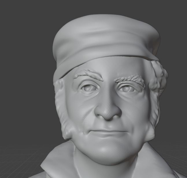 Carl Friedrich Gauss 3D print model_1