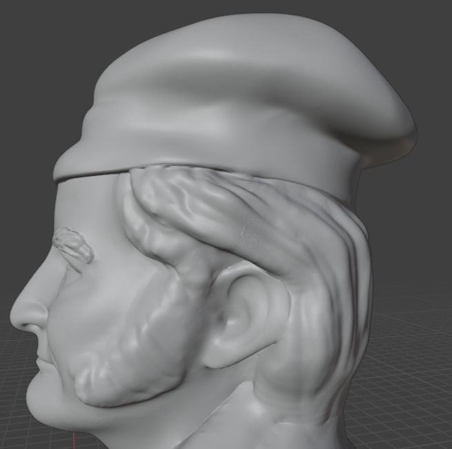 Carl Friedrich Gauss 3D print model_8