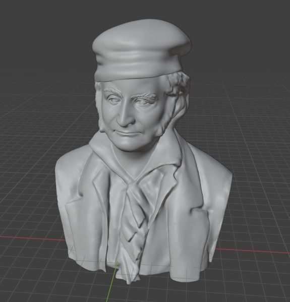 Carl Friedrich Gauss 3D print model_3