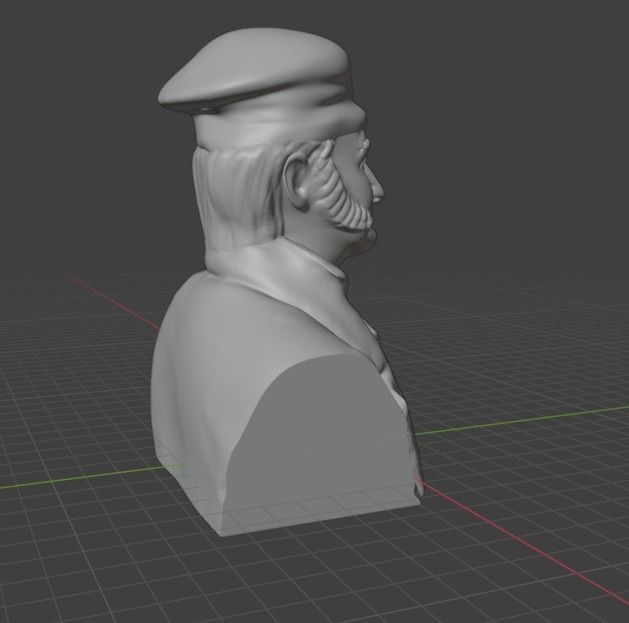 Carl Friedrich Gauss 3D print model_19