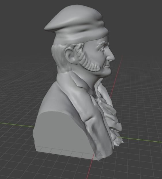 Carl Friedrich Gauss 3D print model_18