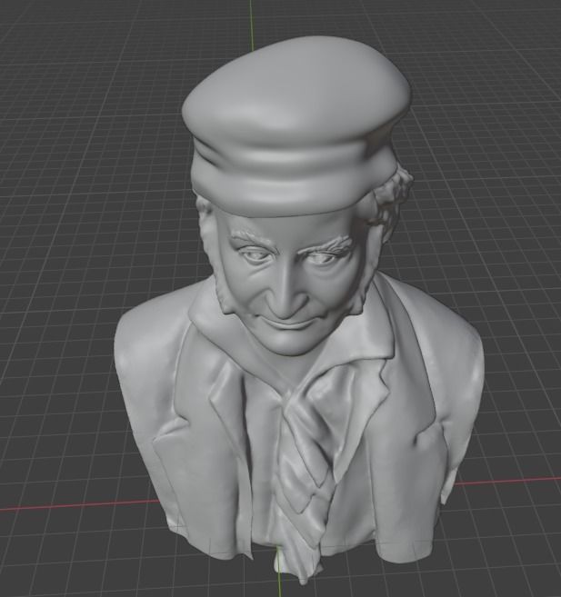 Carl Friedrich Gauss 3D print model_4