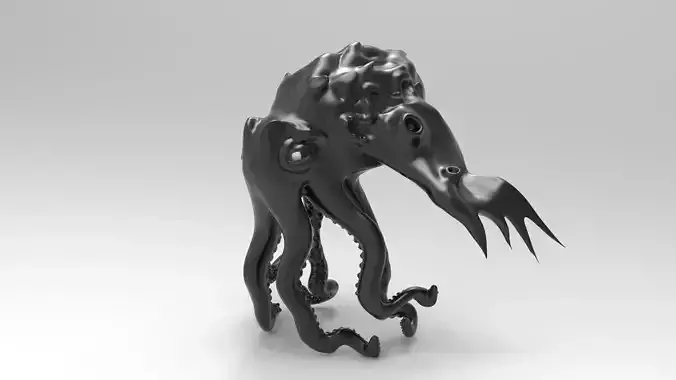King Octopus 3D model
