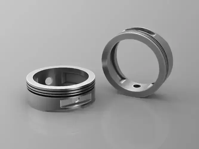 Harley motorcycle piston ring 3d model for 3d printing 3D print