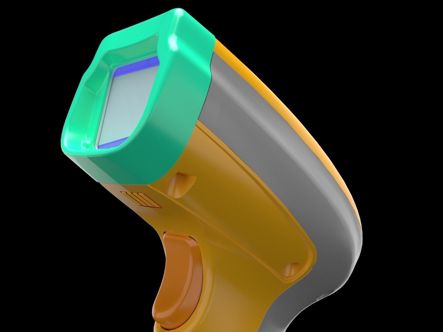 Bar Code Reading 3D model_1