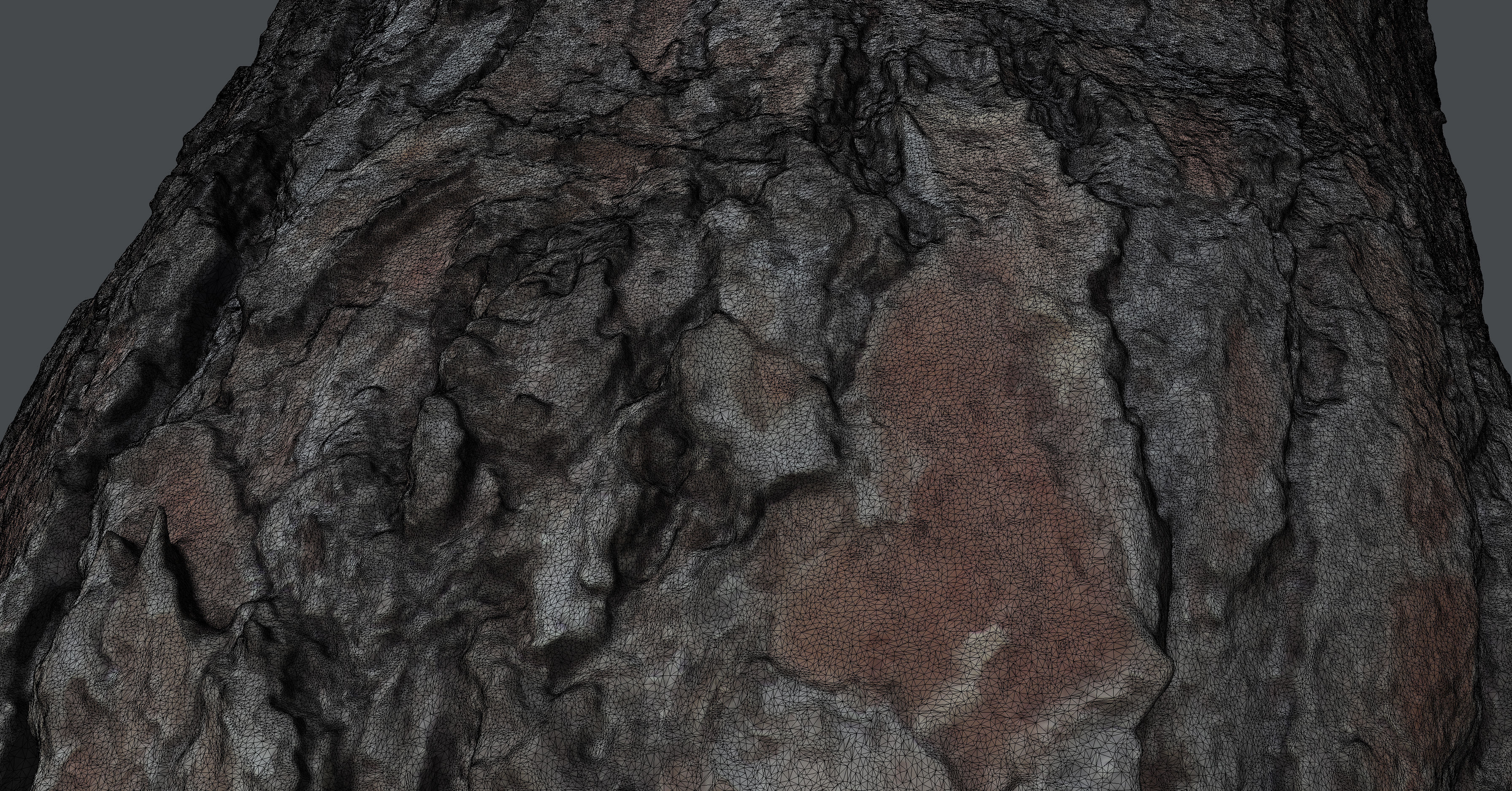 Pinetreetrunk02 tree stump 3D model_1