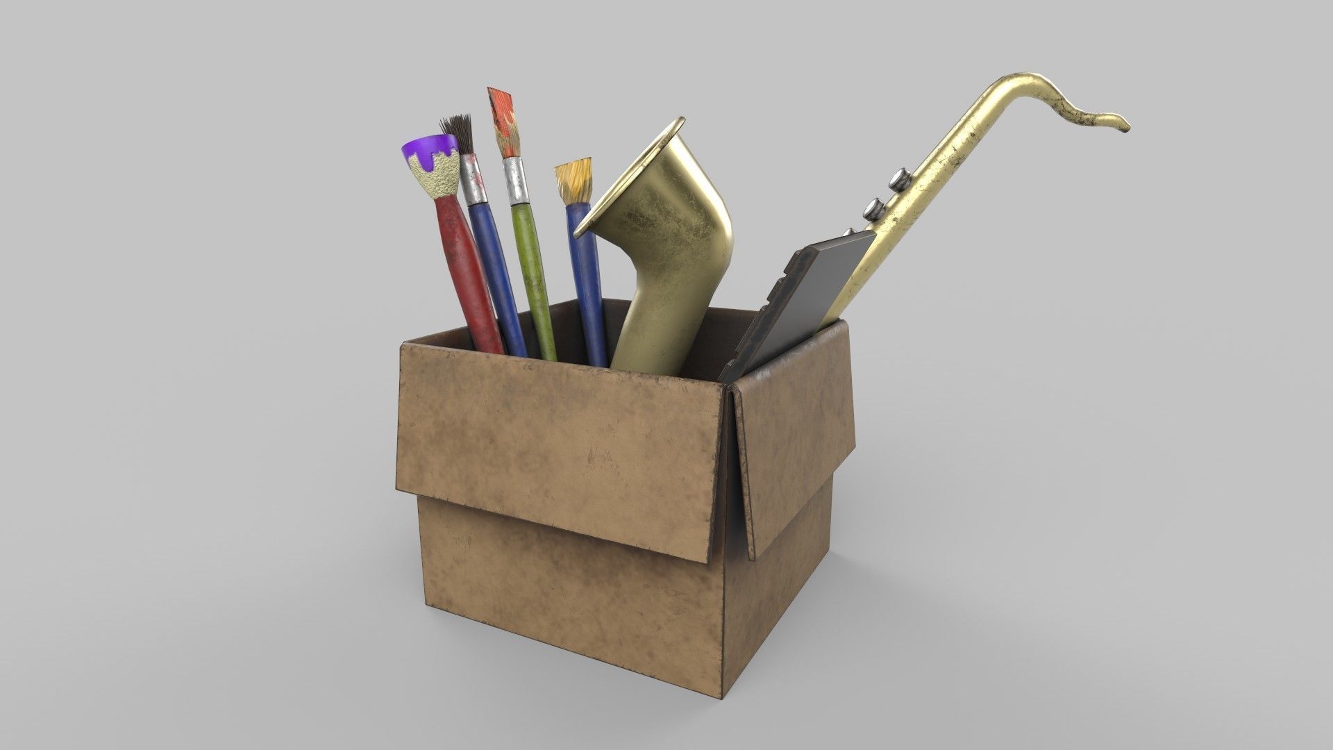 3D model stylized Cartons VR / AR / low-poly | CGTrader