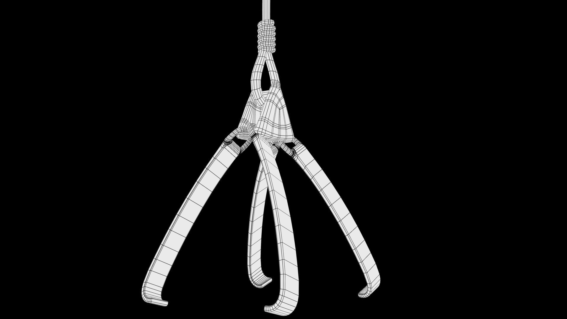 drone Low-poly 3D model_8