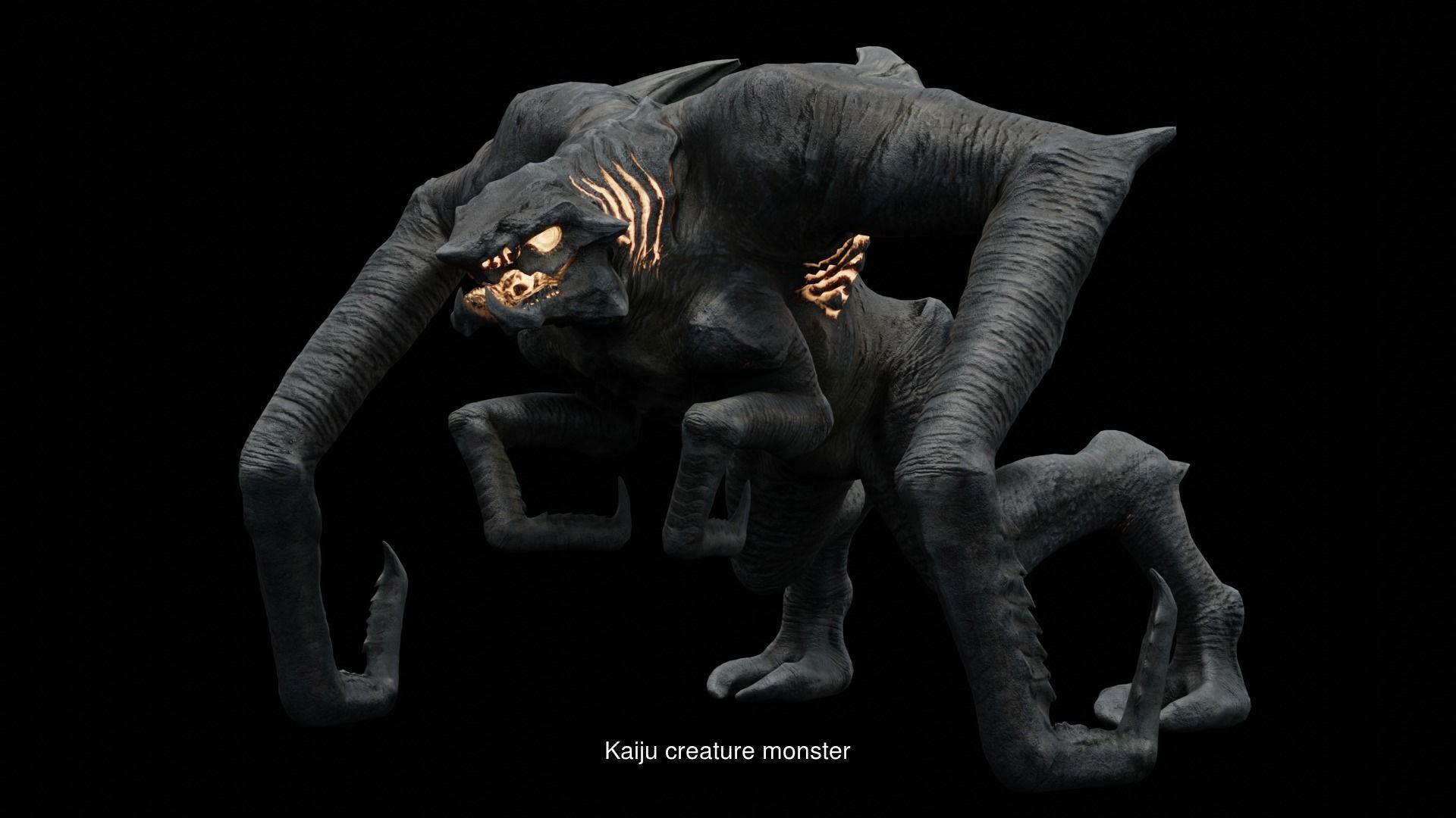 Titan monster creature 3D Model Collection_12
