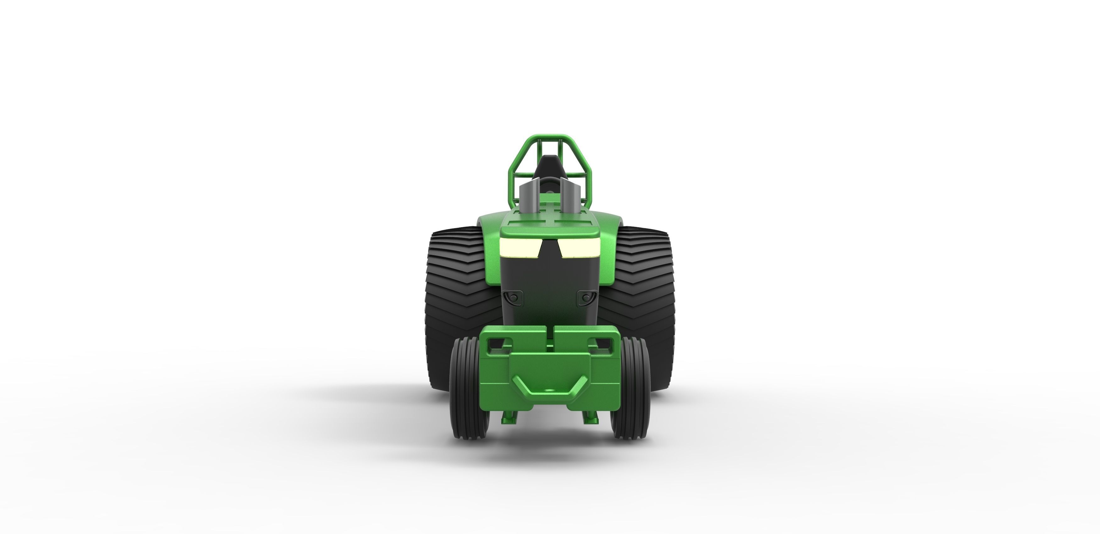 Pulling Tractor Pro Stock Scale 1 to 25 3D print model_6