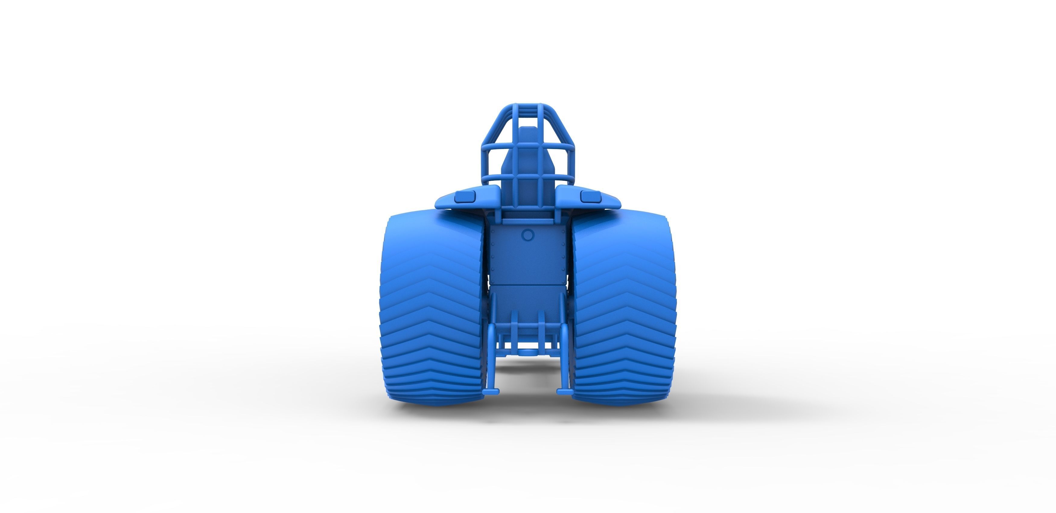 Pulling Tractor Pro Stock Scale 1 to 25 3D print model_26