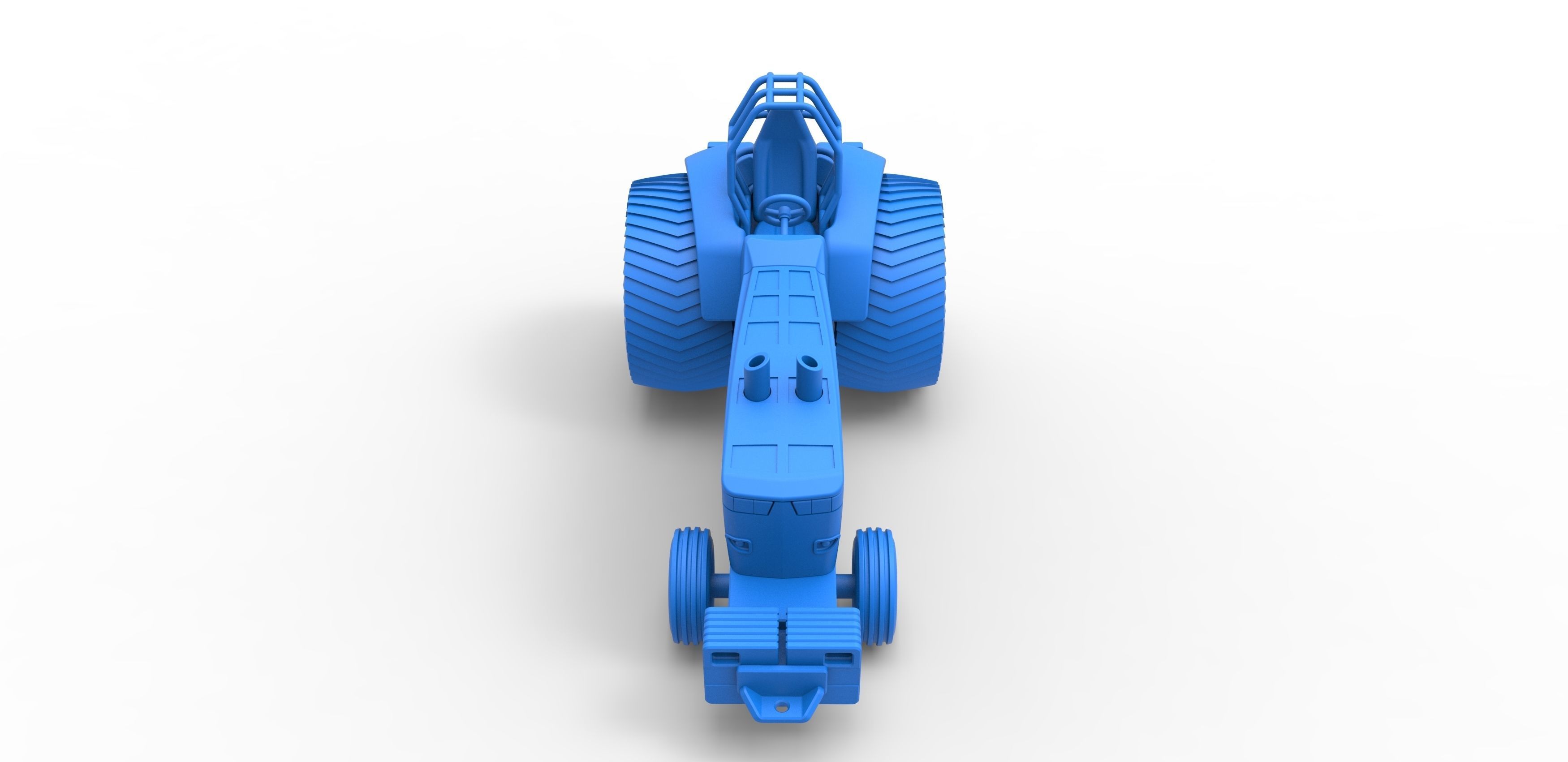 Pulling Tractor Pro Stock Scale 1 to 25 3D print model_18