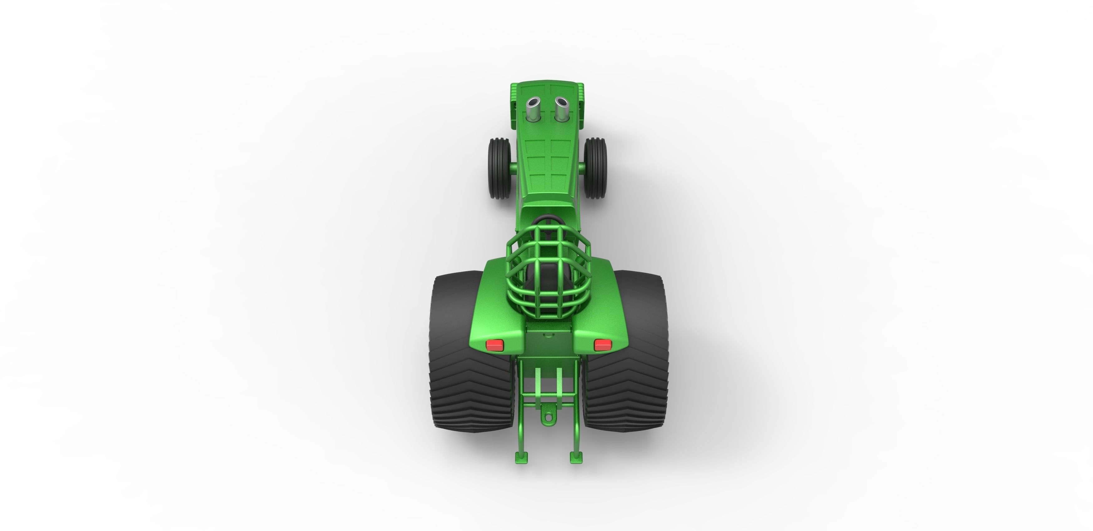 Pulling Tractor Pro Stock Scale 1 to 25 3D print model_12