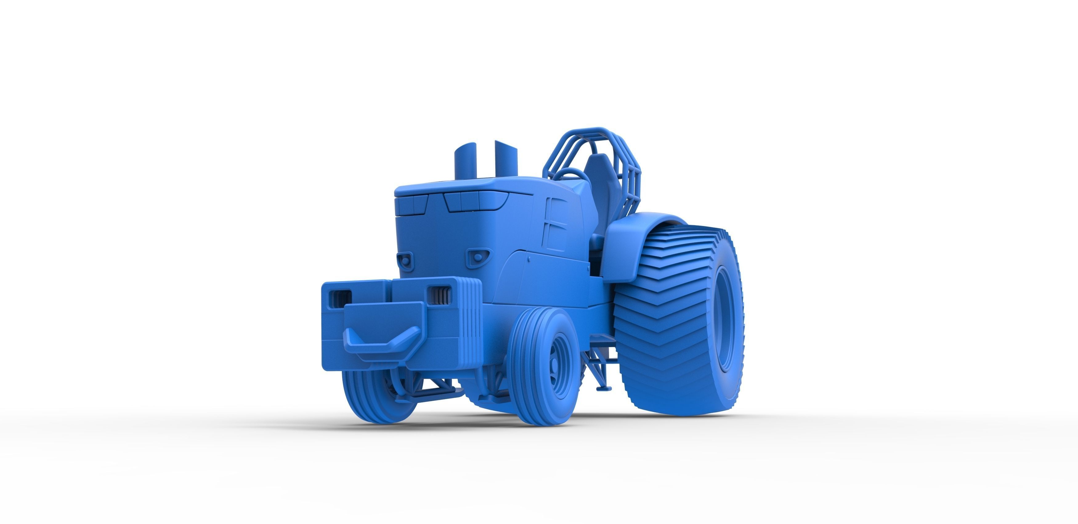 Pulling Tractor Pro Stock Scale 1 to 25 3D print model_17