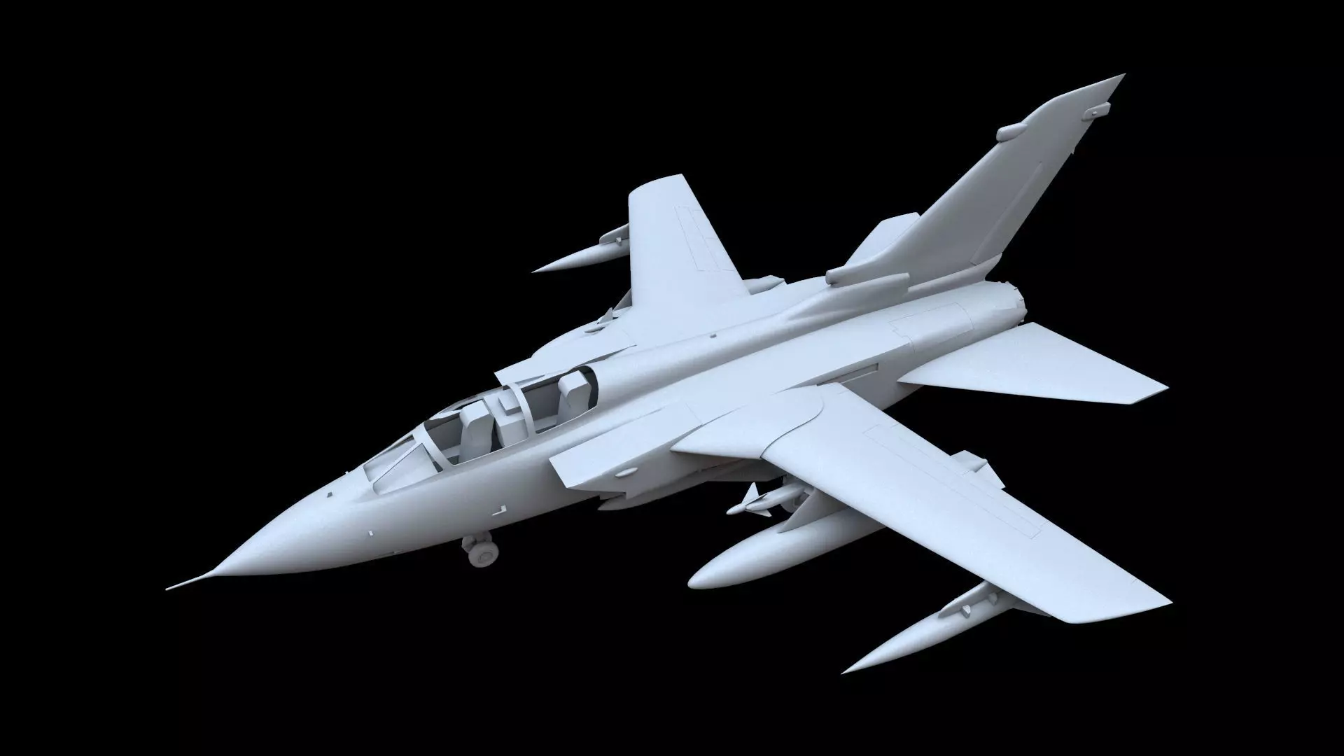 Panavia Tornado IDS Free low-poly 3D model_0