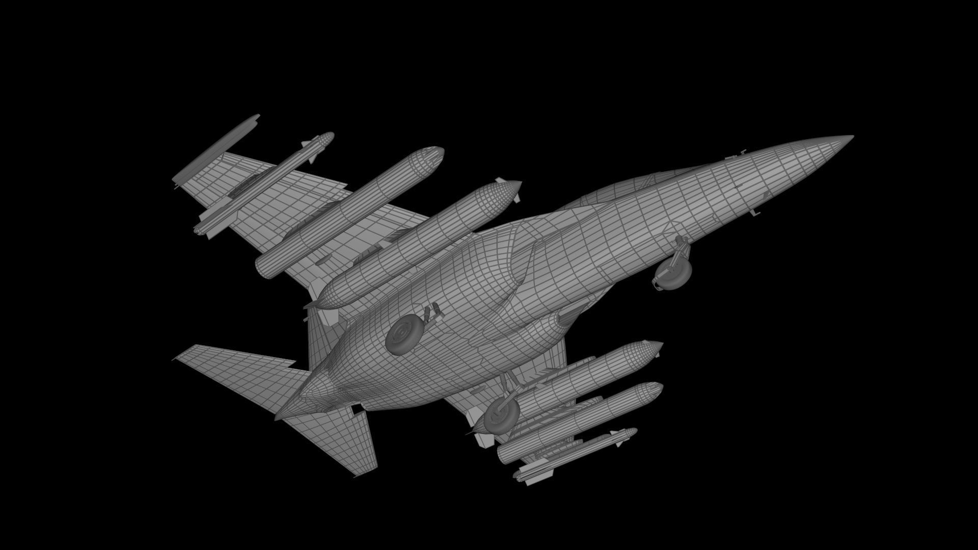 Yakovlev Yak-130 Free low-poly 3D model_6