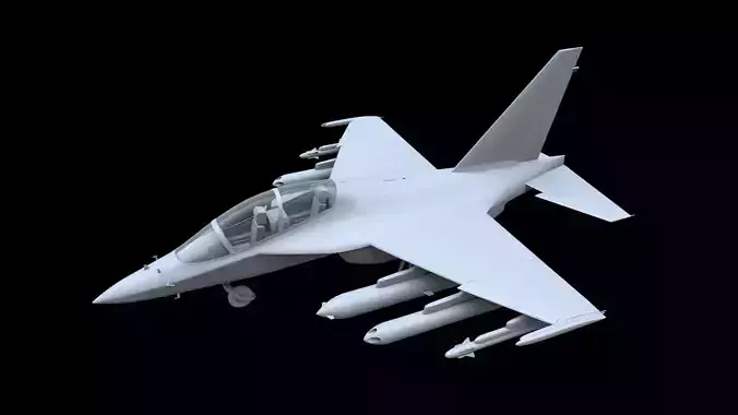 Yakovlev Yak-130 Free low-poly 3D model