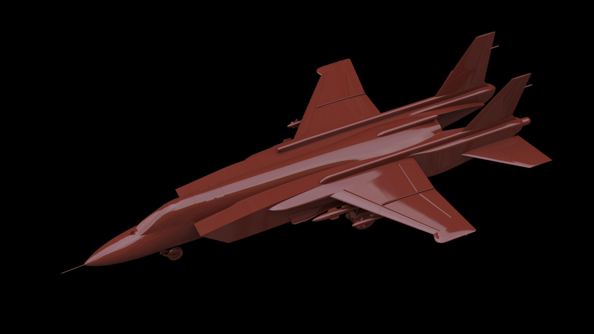 Yakovlev Yak-141 Free low-poly 3D model_4